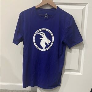 Jordan Purple Short Sleeve Tee with Iconic Design